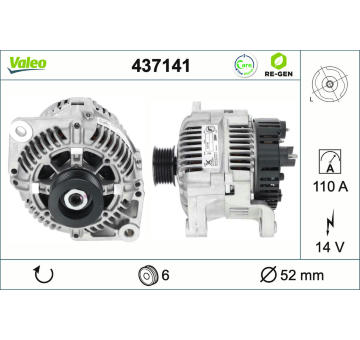 generátor VALEO 437141