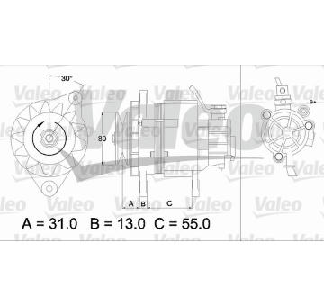 generátor VALEO 437148