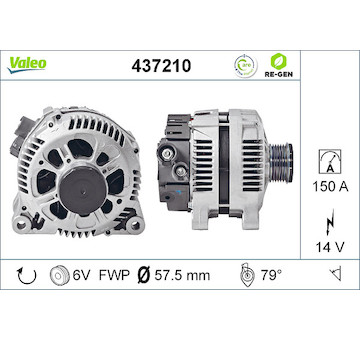 generátor VALEO 437210