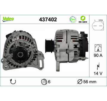 generátor VALEO 437402