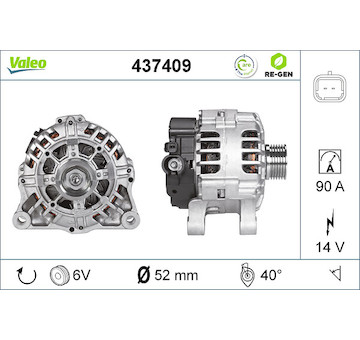 generátor VALEO 437409