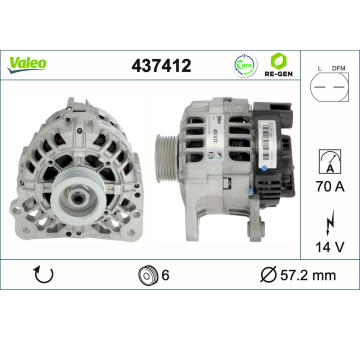generátor VALEO 437412