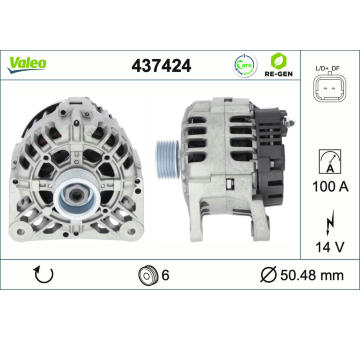 generátor VALEO 437424