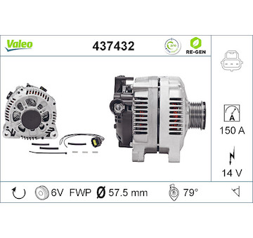 generátor VALEO 437432