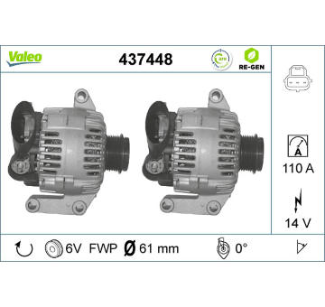 generátor VALEO 437448