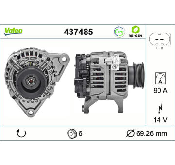 generátor VALEO 437485