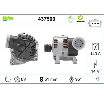 generátor VALEO 437500