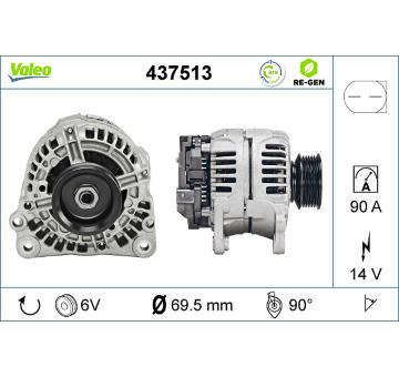 generátor VALEO 437513