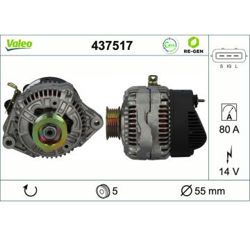 generátor VALEO 437517