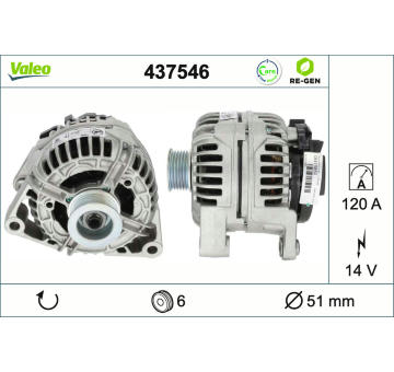 generátor VALEO 437546