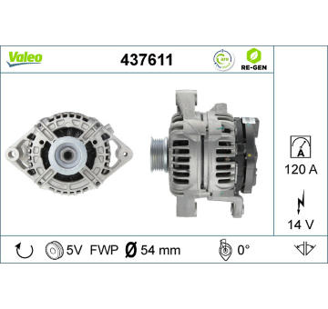 generátor VALEO 437611