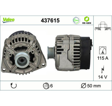 generátor VALEO 437615