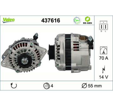 generátor VALEO 437616
