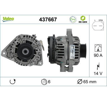 generátor VALEO 437667