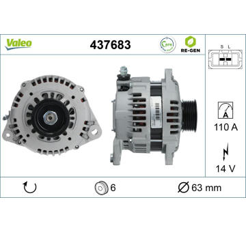 generátor VALEO 437683