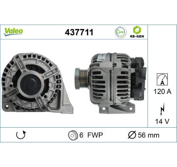 generátor VALEO 437711