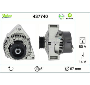 generátor VALEO 437740