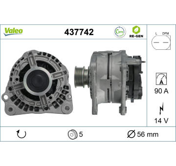 generátor VALEO 437742