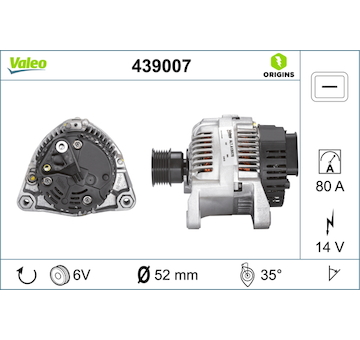 generátor VALEO 439007