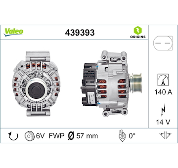 generátor VALEO 439393