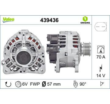 generátor VALEO 439436