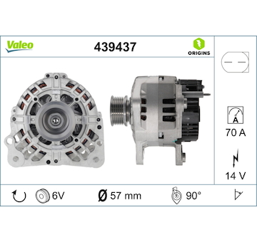 generátor VALEO 439437