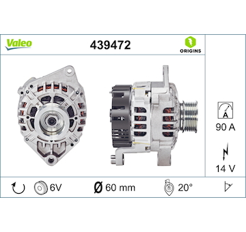 generátor VALEO 439472