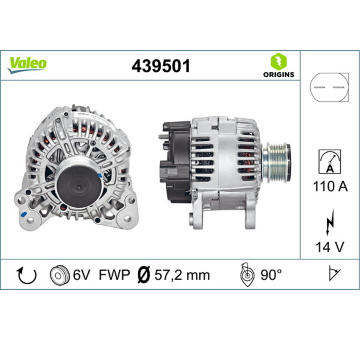 generátor VALEO 439501