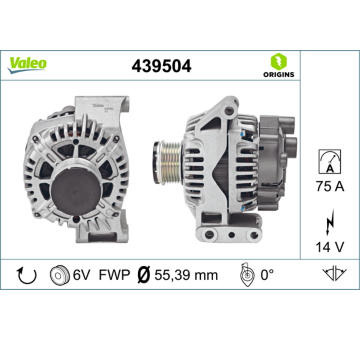 Alternátor VALEO 439504