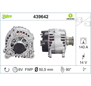 generátor VALEO 439642