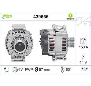 generátor VALEO 439656