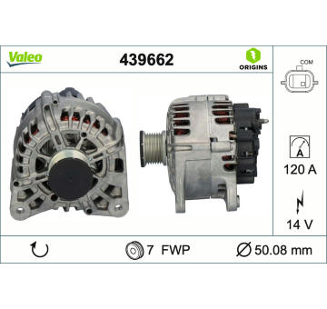 Alternátor VALEO 439662