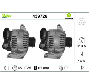 generátor VALEO 439726