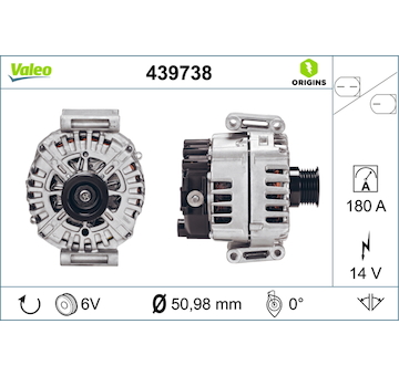 generátor VALEO 439738