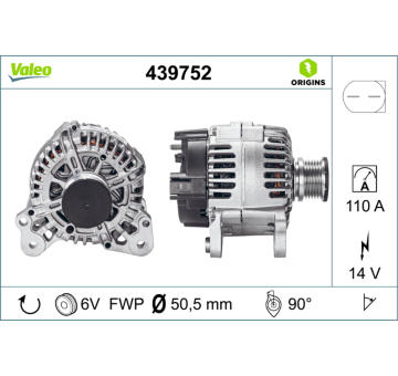 generátor VALEO 439752