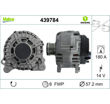 Alternátor VALEO 439784