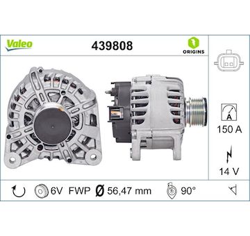 generátor VALEO 439808