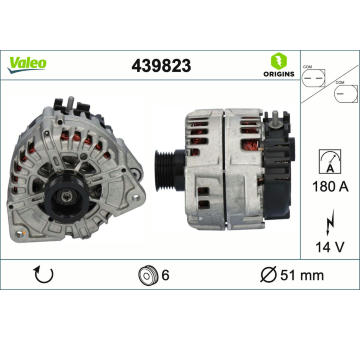 Alternátor VALEO 439823
