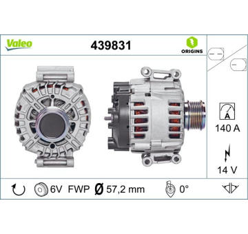 generátor VALEO 439831