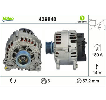 Alternátor VALEO 439840