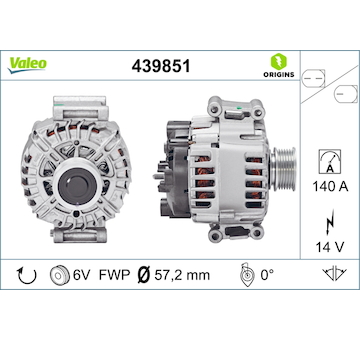 generátor VALEO 439851