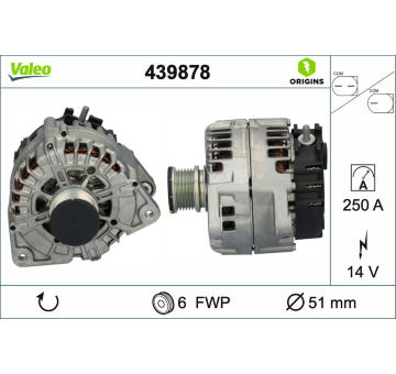 generátor VALEO 439878