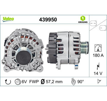 generátor VALEO 439950