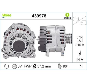 generátor VALEO 439978