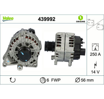 Alternátor VALEO 439992