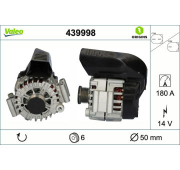Alternátor VALEO 439998