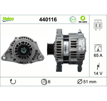 generátor VALEO 440116