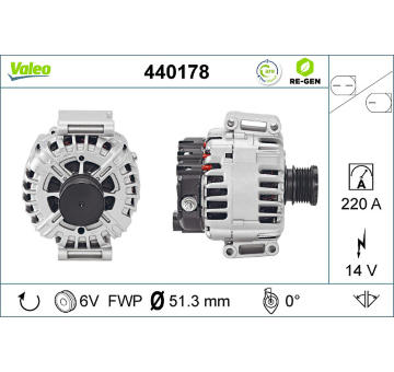 generátor VALEO 440178