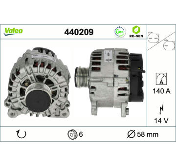 generátor VALEO 440209