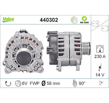 generátor VALEO 440302